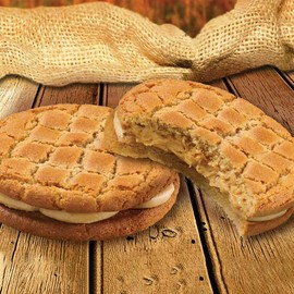 Little Debbies Peanut Butter Creme Cookies, 12-Count Pack, 2.5-Inch Diameter