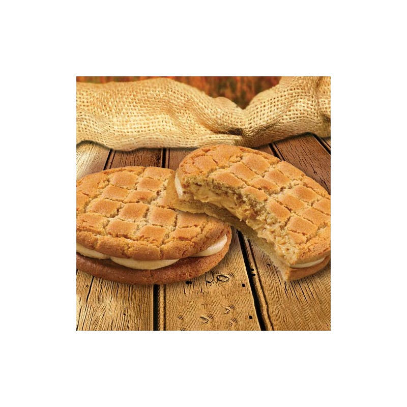 Little Debbies Peanut Butter Creme Cookies, 12-Count Pack, 2.5-Inch Diameter