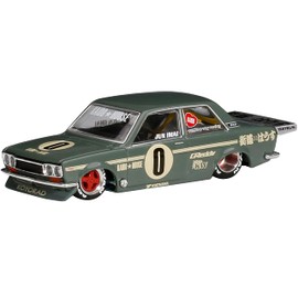 KAIDO HOUSE x True Scale Mini GT 1/64 Datsun 510 Pro Street OG Green KAIDO HOUSE Left Hand