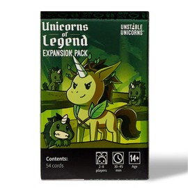 Unstable Unicorns Unstable Games Unicorns of Legend Expansion Pack - Designed to be Added to Your Card Game