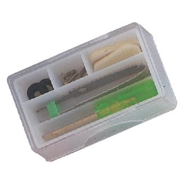 Edward Tools Eyeglass Repair Kit with Screws – 11 Piece Mini Travel Kit with Case – Includes Screwdriver, Tweezer, Nose Pads, Rubber O-Rings, and Screws, Storage Case