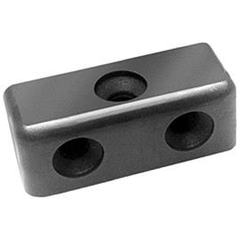 Merriway BH03416 (100 Pcs) Black Modesty Wood & Furniture Jointing Block Connector - Pack of 100 Pieces