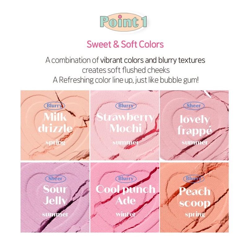 ETUDE Heart Pop Brasher, Lovely Frappe, 0.2 oz (4 g),