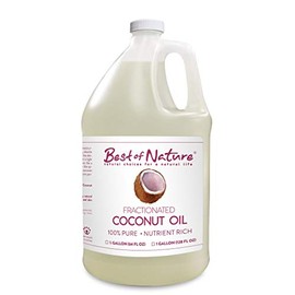 Fractionated Coconut Massage & Body Oil (Gallon). Best of Nature 100% Pure