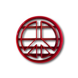 (5.1cm ) - Peace Symbol Cookie Cutter (5.1cm )