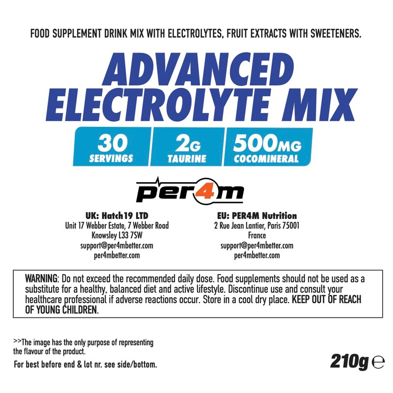 per4m Per4m Hydrate Electrolyte Mix Powder | 500mg Cocomineral |