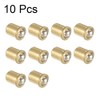 sourcing map Door Cabinet Closet Drawer 5mm Dia Brass Ball
