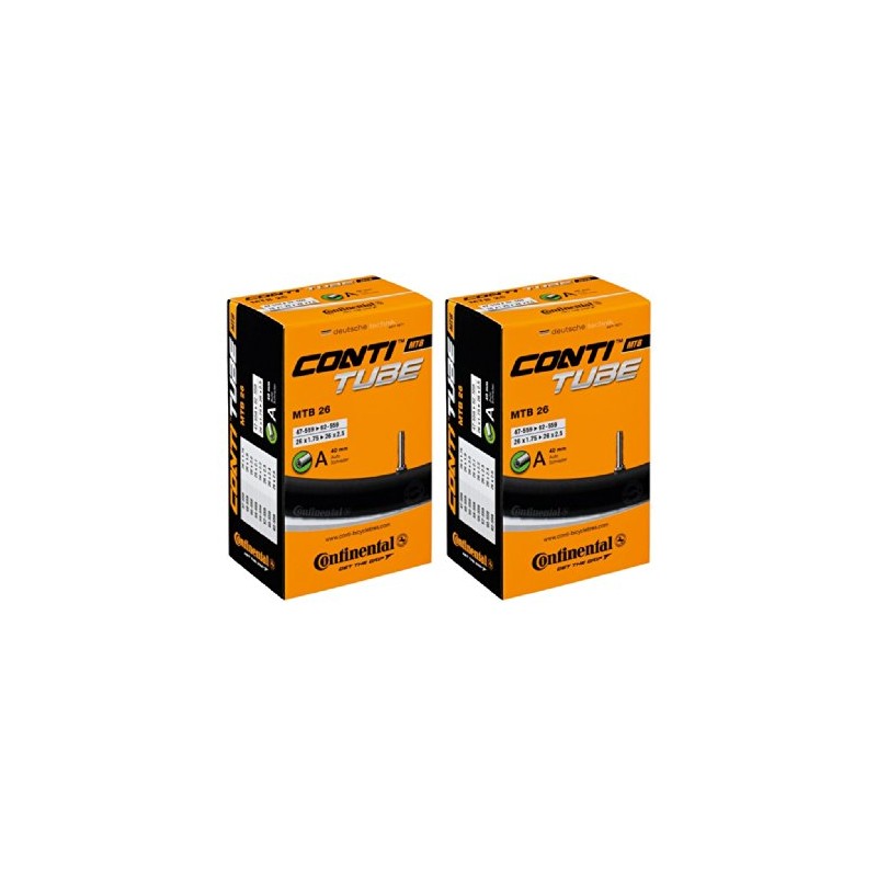 Set of 2 Continental Tube MTB 26 26 x 1.75-2.5