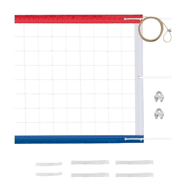 YNSZAS 𝙉𝙀𝙒 Professional Volleyball Net Heavy Duty, 46 FT Aircraft