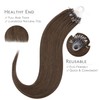 WENNALIFE Microlink Hair Extensions Human Hair, 50g 50s 24 Inch