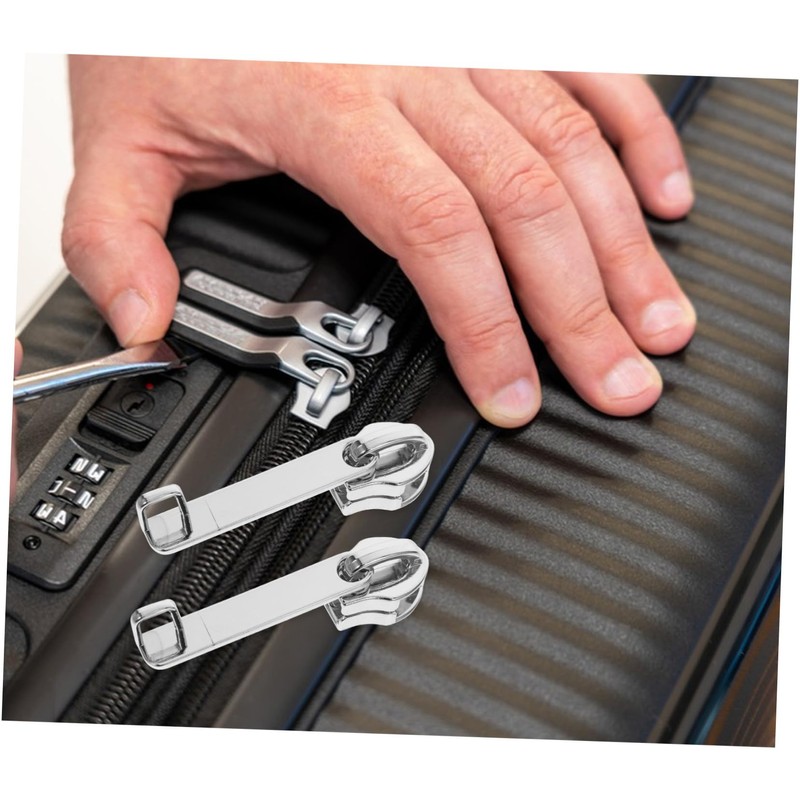 SHINEOFI 4pcs Heavy Duty Luggage Zipper Pull Replacement Double Explosion