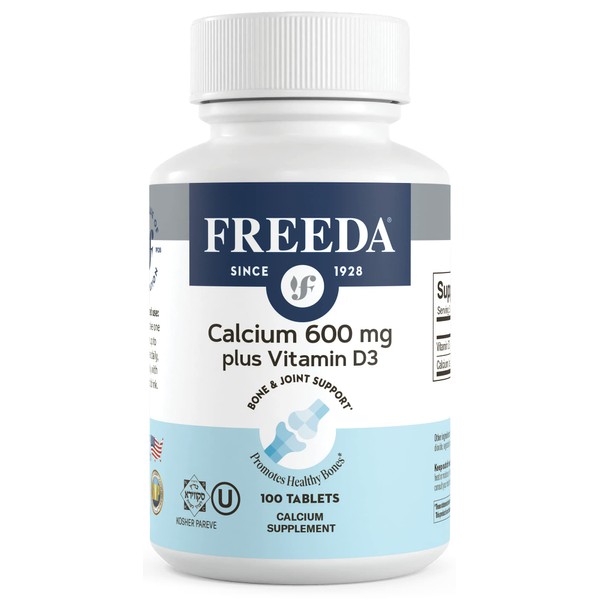 FREEDA Calcium 600 mg with Vitamin D3 400 IU –