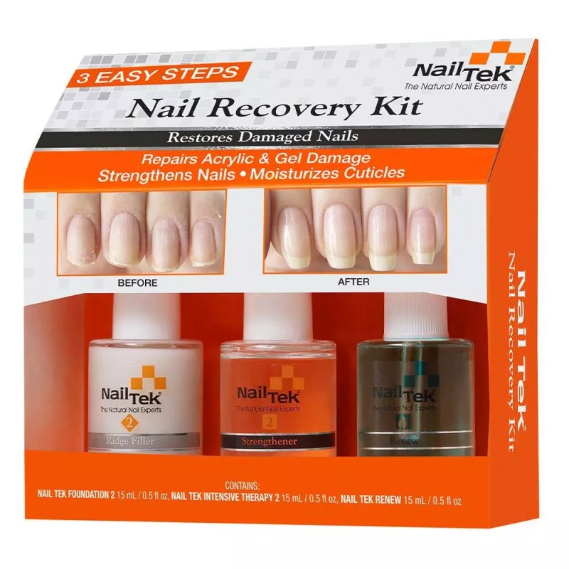 Nailtek Nail Tek Nail Recovery Kit Restores Damaged Nails Brand