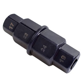 Supercrazy Motorcycle Front Rear Wheel Axle Hex Spindle Driver Socket Tool 17/19/22/24mm SC0244