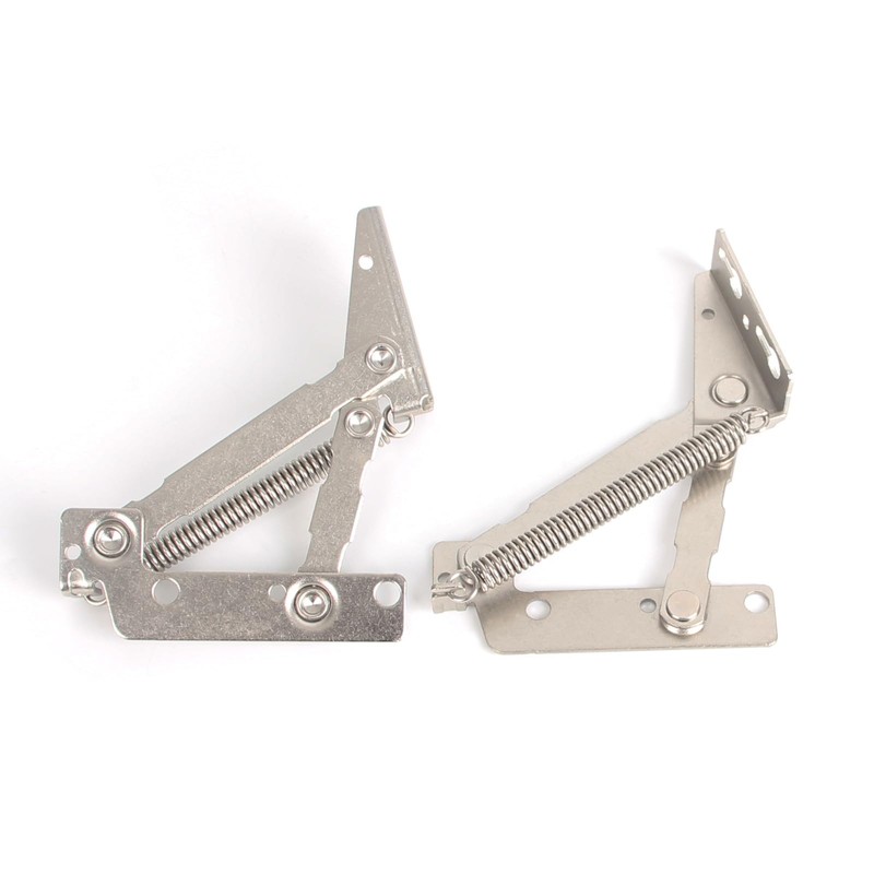 YIDELAI Foldable Lifting Bracket (1 Pair) 80-Degree Sofa Spring Hinge