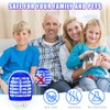 Indoor Bug Zapper Flying Insect Trap, Plug-in Electric LED Mosquito