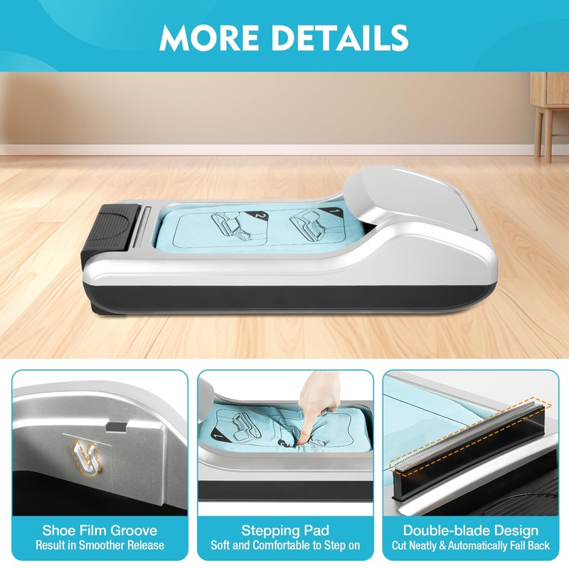 Automatic Shoe Cover Dispenser, 1200 Times Shoe Covers Machine, Shoe