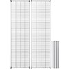 PRO&Family 21" x 72" NSF Chrome 2 Wire Shelf Kit