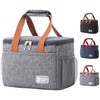 Insulated Lunch Bag for Women Men, Reusable Lunch Box Bag,