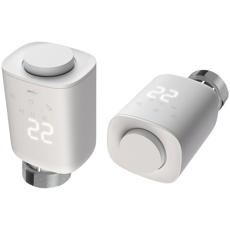 revolt Heating Controller: Set of 3 Programmable Radiator Thermostats with