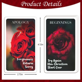 Knana Hearts Hidden Secrets Oracle Cards, Twin Flame Love Oracle Cards, Oracle Deck for Beginner, Help Their Unlock The True Face of Your Heart