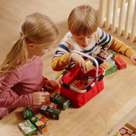 Theo Klein Reisenthel 9607 Carrybag Mini Red Filled Multi-Coloured