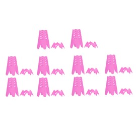 20 Pcs Plastic Golf Ball Holder Resistanceless Golf Simulator Tees Golf Mat Tees Golf Equipment Pink