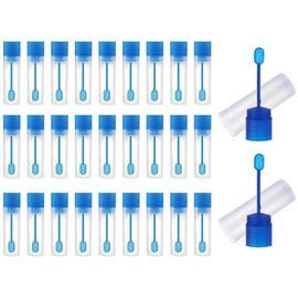 HUAZIZ Pack of 29 Dog Poop Sample Tubes, 15 ml Chair Sample Tubes, Cats and Dogs Waste Tubes with Spoon for Pets for Testing