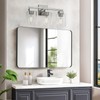 Espird Brush Nickel Bathroom Vanity Light - 3 Light Bathroom