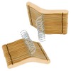 28 Pack Kids Baby Wooden Hangers, Safe and Pollution-Free Natural