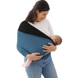 Kloovete Baby Wrap Carrier, Reversible Bonding Comforter, Soft & Stretchy Baby and Infant Sling, Perfect Baby Carrier Wrap Sling for Newborn and Infant up to 35 lbs.