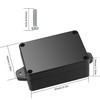 Project Box, 4pcs Junction Boxes, IP65 Waterproof Electrical Boxes, ABS