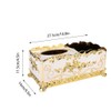 European Exquisite Metal Tissue Case Box Holder House Hotel Decoration