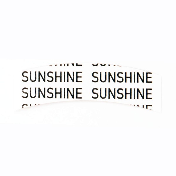 Sunshine Tape | Premium Wig Tape | 36 Pieces | Clear Double Sided Adhesive (Back Curve)