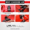 ASLONG 2PCS Hood Latches Catch Kit with U.S. Flag Style