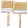 Bates- Deck Stain Brush, 6 Inch, 2 Pack, Wooden Handle,