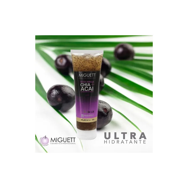 Mascarilla Corpo-facial Chía + Acai Ultrahidratante Miguett