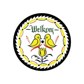 Pennsylvania Dutch Hex Sign Wall Decal - Design 24