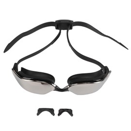 Swimming Goggles Adults High Definition Waterproof Anti Fog Swim Glasses for Men and WomenTransparent Plated Silvering