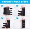 AOOWU Wrist Support Splint Brace, Adjustable Carpal Tunnel Wrist Support