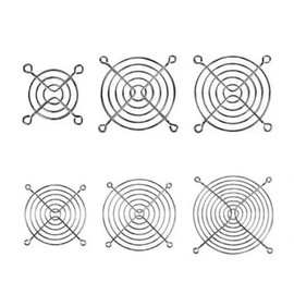 Nickel Plated Metal Wire Cooling Fan Grill Finger Guard CPU 40mm 2pcs GD00339 100ea