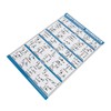 60x90cm Workout Charts Clear Rugged Easy Reading Bodyweight Exercises Poster