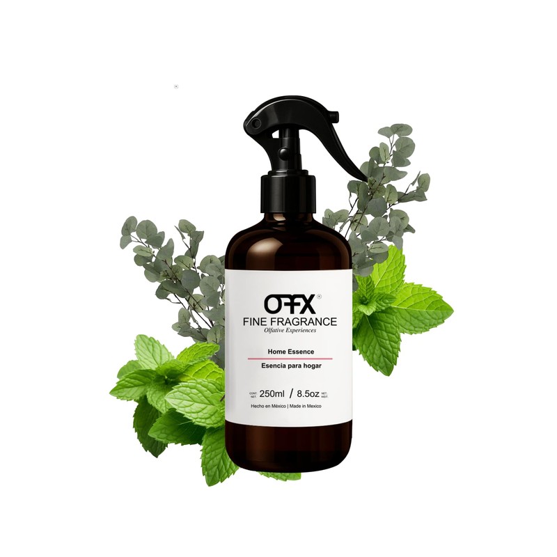 Fine Fragrance, Esencia para Hogar aroma Menta Eucalipto 250ml, ideal