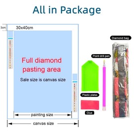 5D Diamond Art Painting Kits for Adults Colorful Textured Cute Monkey Round Full Drill Gems Cross Stitch Art Kit Canvas Painting by Diamond Mosaic Craft for Home Decoration 35x35cm(5)