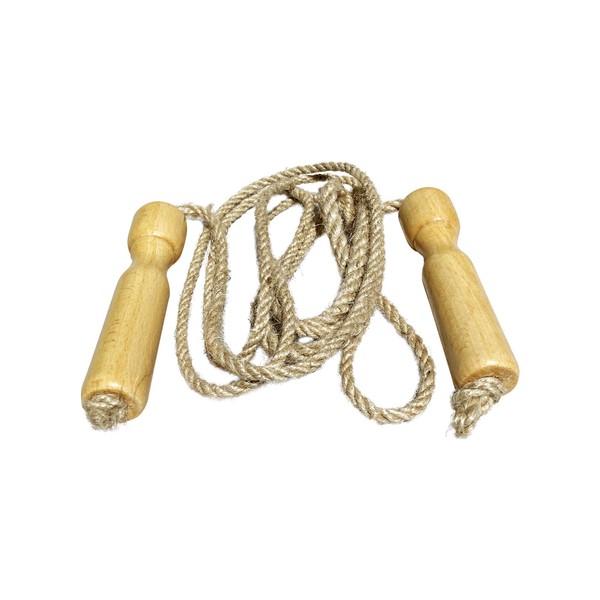 3002 Wooden Skipping Rope Gymnastics Rope Length 235 cm Reinforced