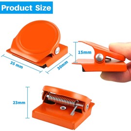 Pack of 20 Magnetic Clips, Fridge Magnets for Magnetic Board, Magnetic Clips, Hooks, Magnetic Clips, Fridge Magnetic Clips for Home/Office/School, Photo Displays and Decoration, Five Colours