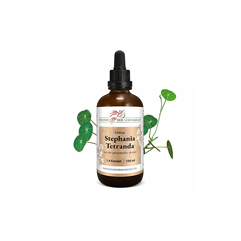 Stephania tetranda tincture, stephania root tincture in extract ratio 1:4,
