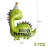 Pack of 2 Dinosaur Balloons, Foil Balloons, Happy Birthday Balloons,