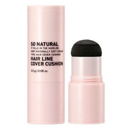 So Natural Hair Line Cover Cushion 2.5g, Black (Natural Black), 2 pieces / 쏘내추럴 헤어 라인 커버 쿠션 2.5g, Black (내추럴블랙), 2개