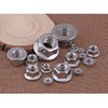 BOZONLI M16 (16 mm) Flange Nuts with Locking Toothing (Self-Locking),